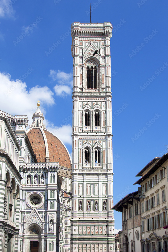 Italie / Florence - Piazza del Duomo (Campanile)