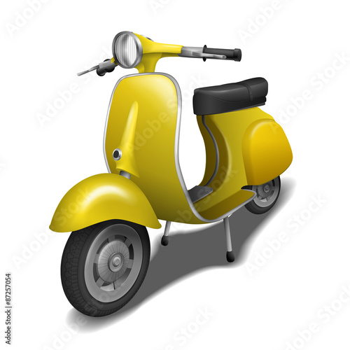 yellow scooter design