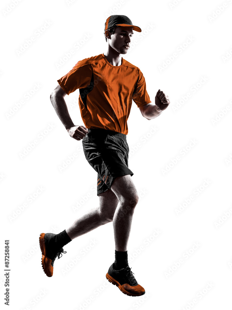 man runner jogger running jogging silhouette man runner jogger running jogging silhouette