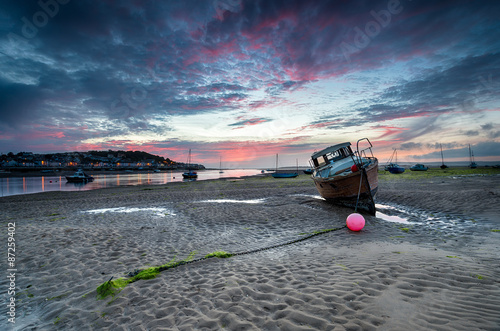 Dusk at Instow photo