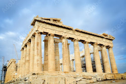 Parthenon on the Acropolis in Athens