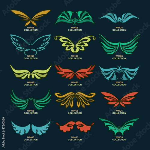 Wings collection (set of wings)