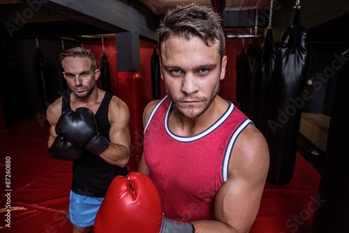 Boxing men looking at the camera © WavebreakMediaMicro