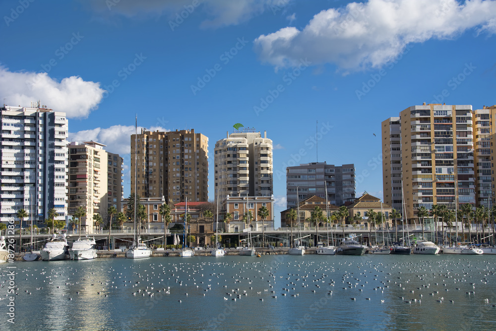 Obraz premium Malaga Marina