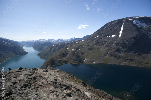 Besseggen Ridge in Jotunheimen National Park, Norway photo