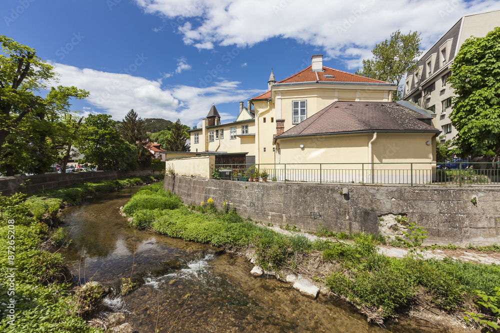 At the river Moedling in Moedling Lower Austria At the river Moedling in Moedling Lower Austria