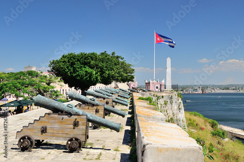 El morro cabana forts in Havana, Cuba photo