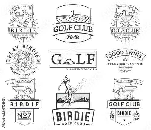 Golf Badges and Labels vol 2
