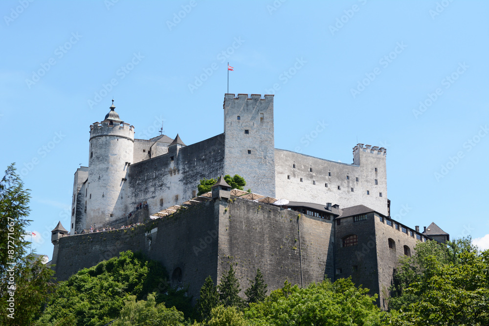 Hohensalzburg Fortress in Salzburg, Austria
