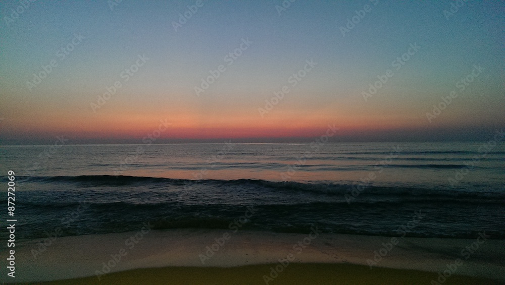 Fototapeta premium Couleur au coucher