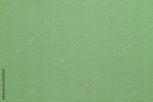 Green cloth texture background with delicate striped pattern