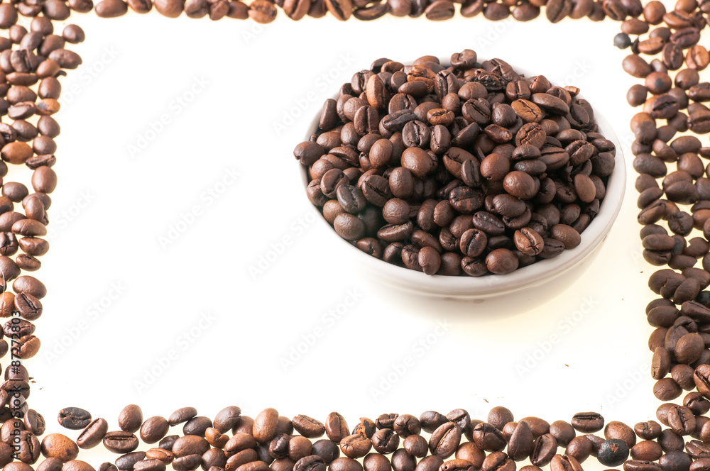 Fototapeta premium picture made with coffee beans