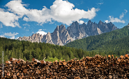 Catasta di legname - Dolomiti - Dobbiaco