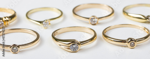 golden wedding rings