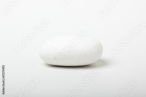 white pebble