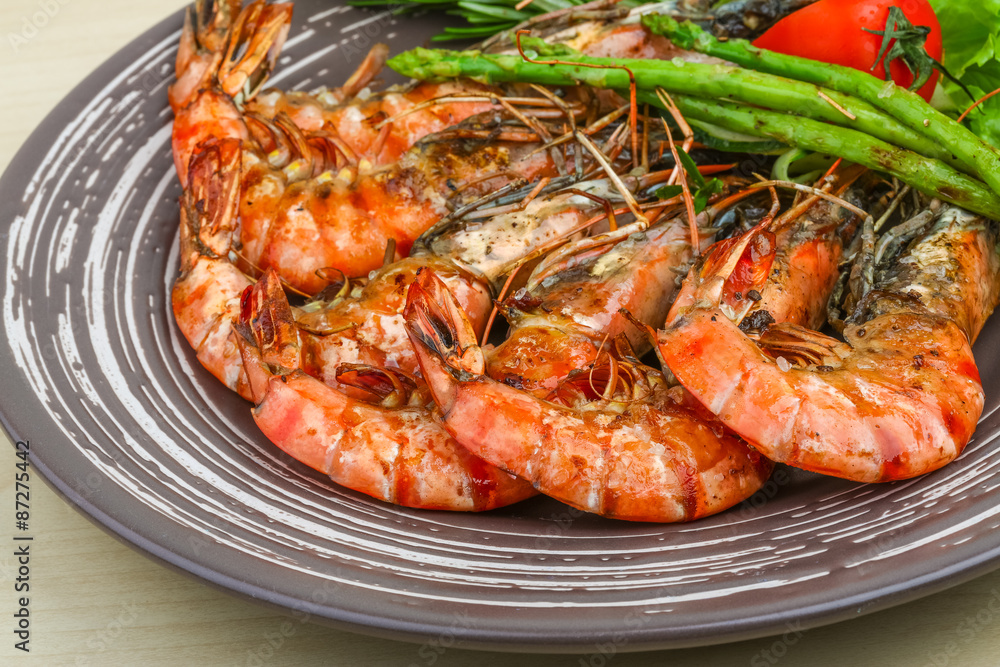 Grilled prawns Grilled prawns