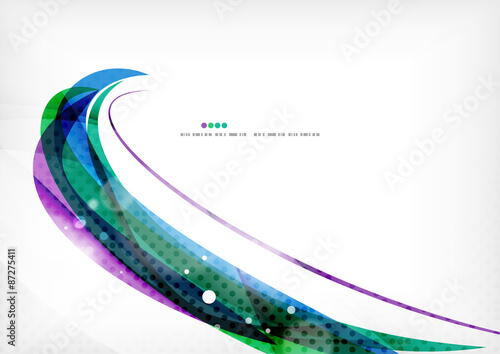 Green blue purple line background