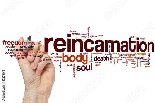 Fotografie Reincarnation word cloud