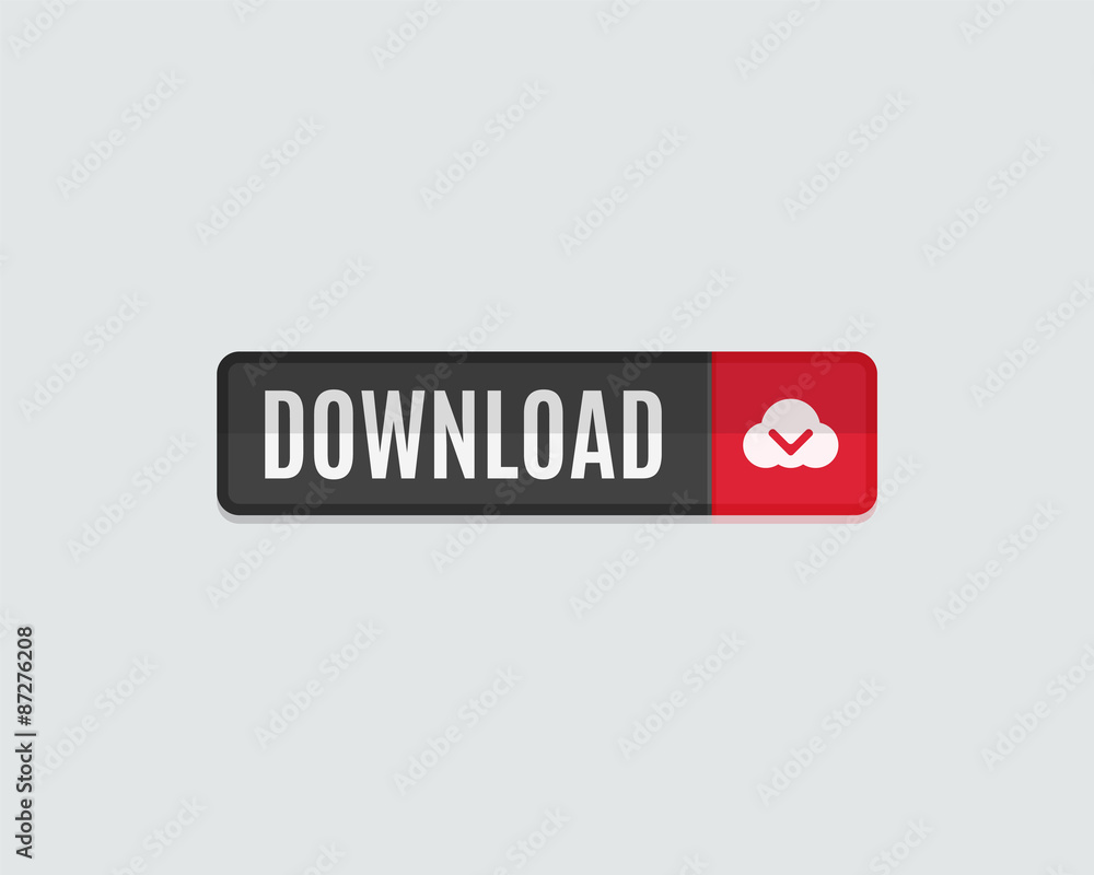 Download web button flat design. Template for website Download web button flat design. Template for website