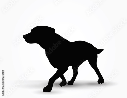 dog silhouette