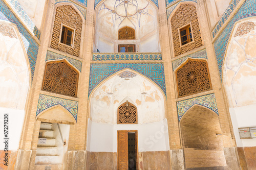 Madrasa-ye-Chahar Bagh, in Isfahan, Iran. photo