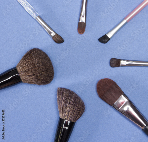 Makeup brushes set