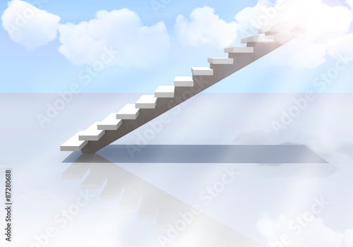 Treppe in den Himmel Seite photo