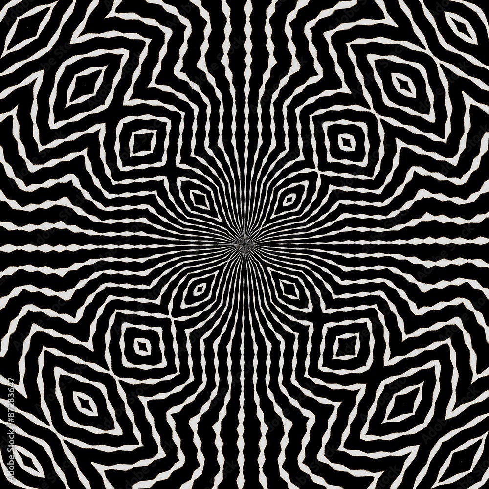 Fototapeta premium Abstraction en noir et blanc