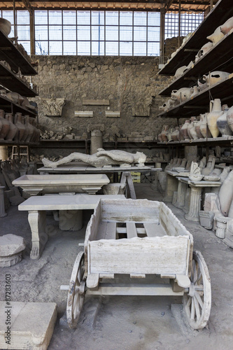 Pompeii plaster casts