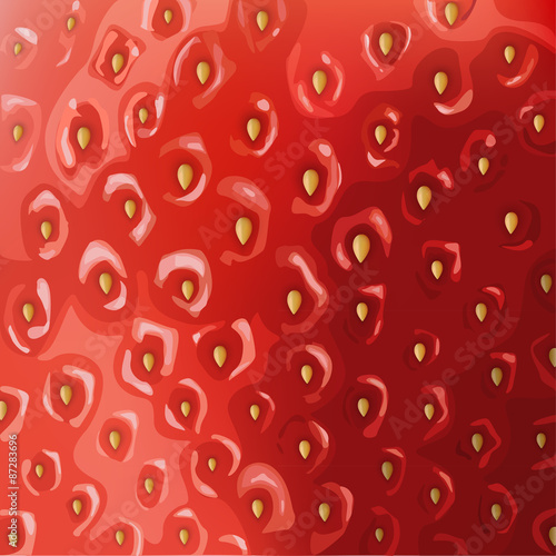 Vector strawberry texture