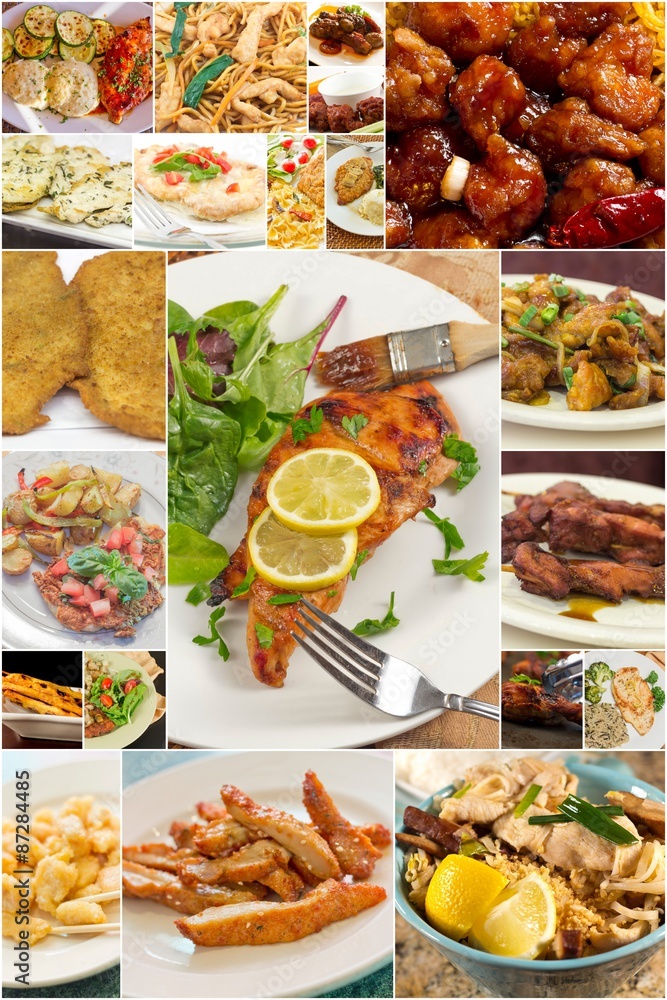 Chicken Collage Chicken Collage