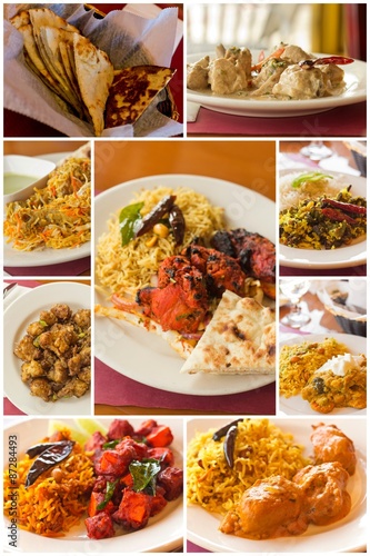 Indian Food Collage