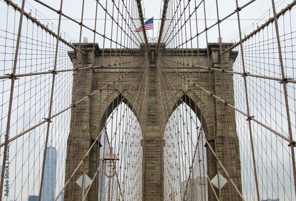 Fototapeta premium Brooklyn Bridge in New York City, United States of America