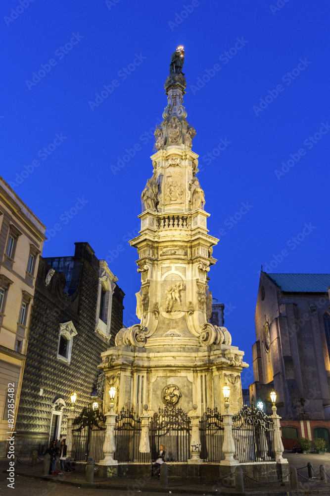 Obelisk to the Immaculate Virgin in Naples