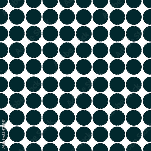 Vector circles seamless pattern. Modern stylish texture