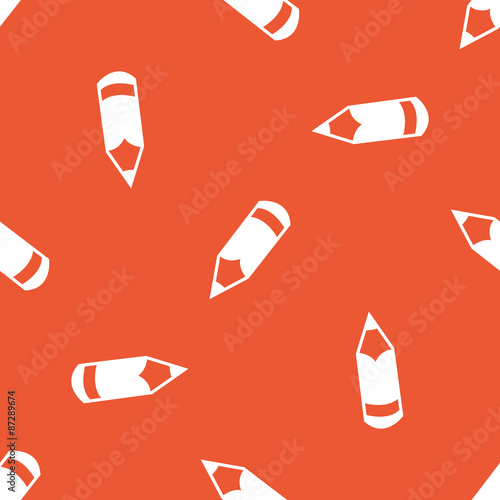 Orange pencil pattern