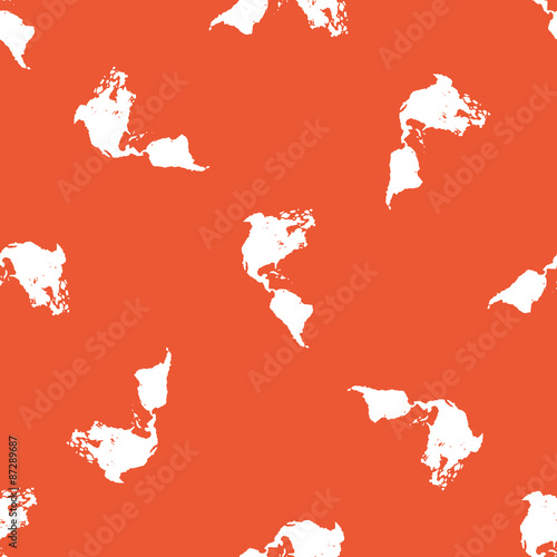 Orange America pattern