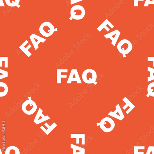 Orange FAQ pattern