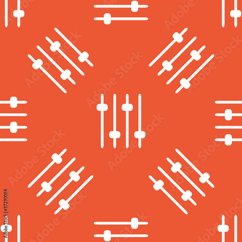 Orange faders pattern