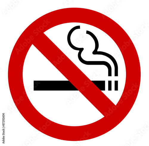 no smoking sign vector