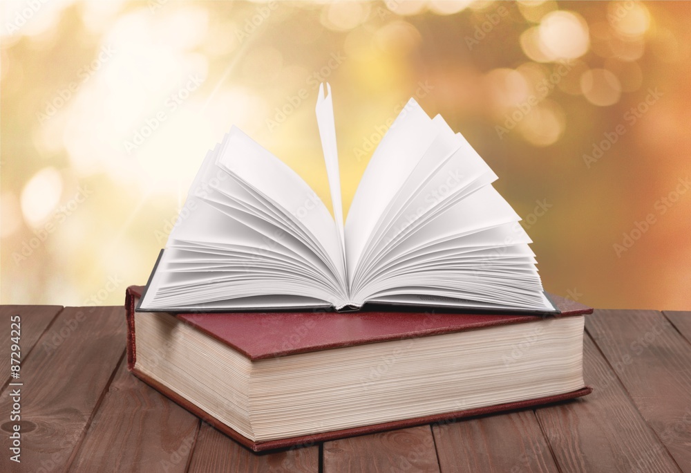 Obraz premium Retro, book, studying.