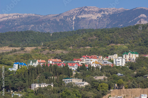 aerial view of Crimea 