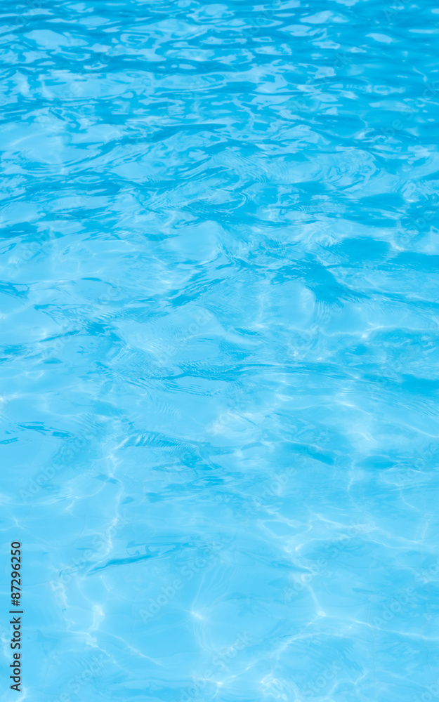 Obraz premium Blue pool water background