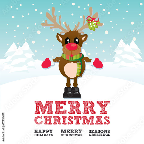 Merry Christmas Reindeer