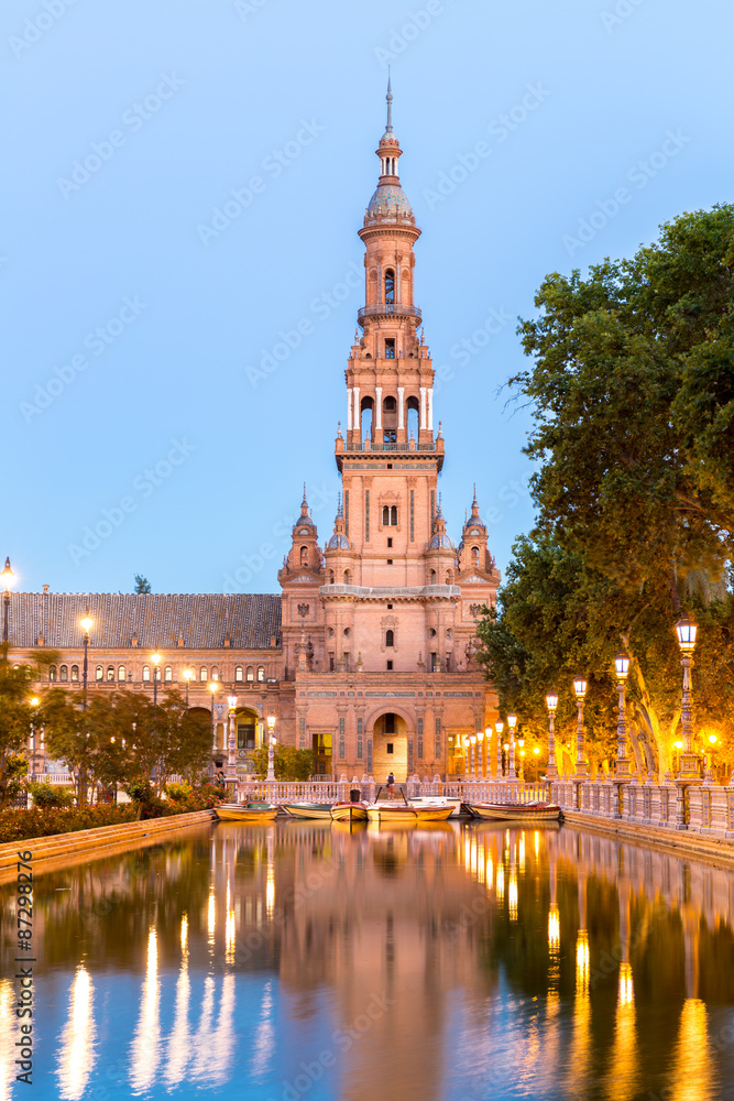 Fototapeta premium espana Plaza in Seville