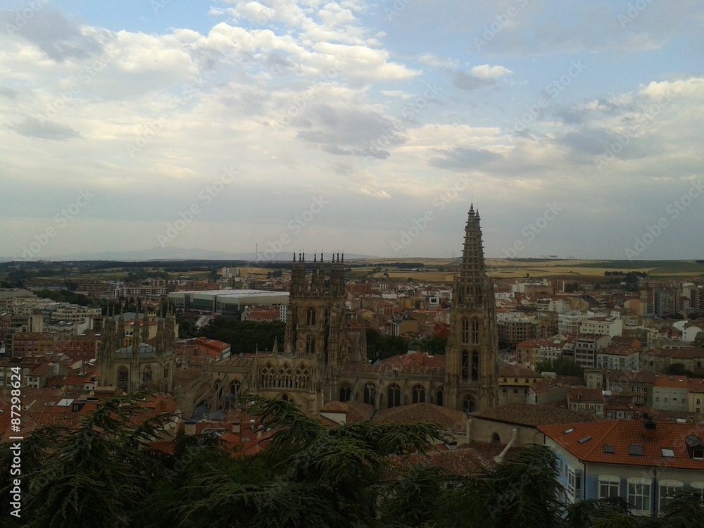 Catedral de Burgos desde lejos