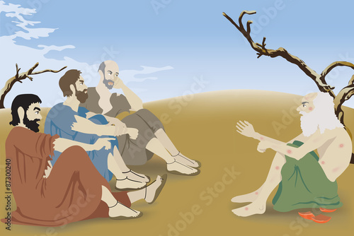 Job with his Friends