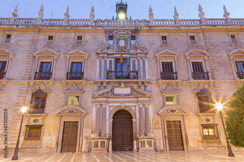 Granada - 
The facade of palace Real Chancilleria de Granada photo