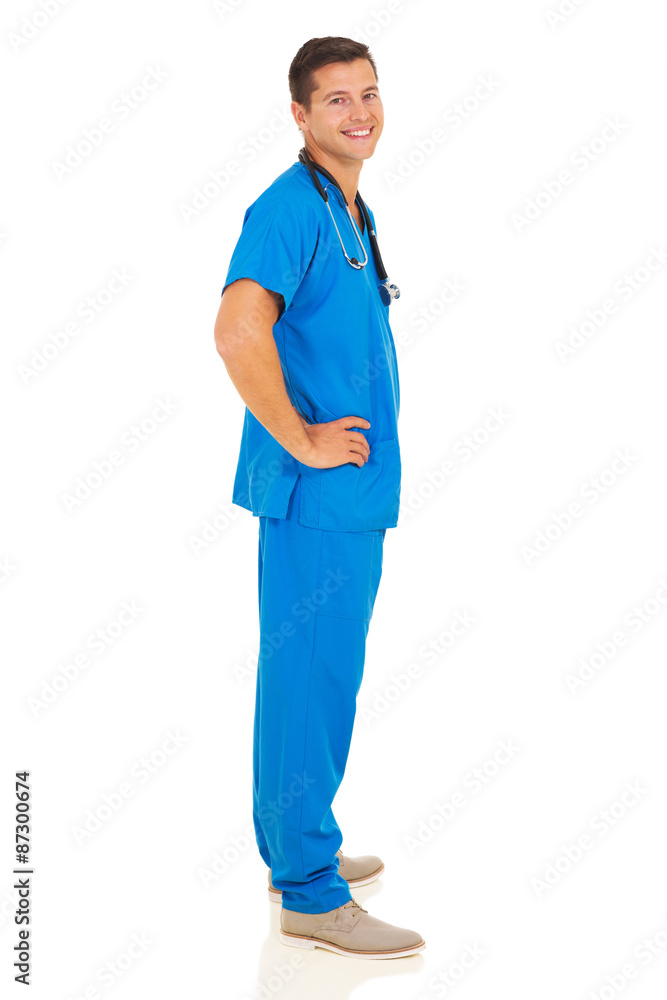 young doctor posing young doctor posing