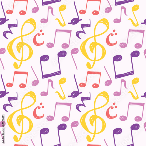 music note background